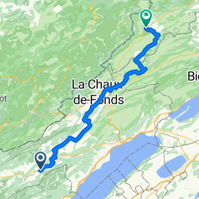 Jura Tour: Couvet -&gt; Saignlegier