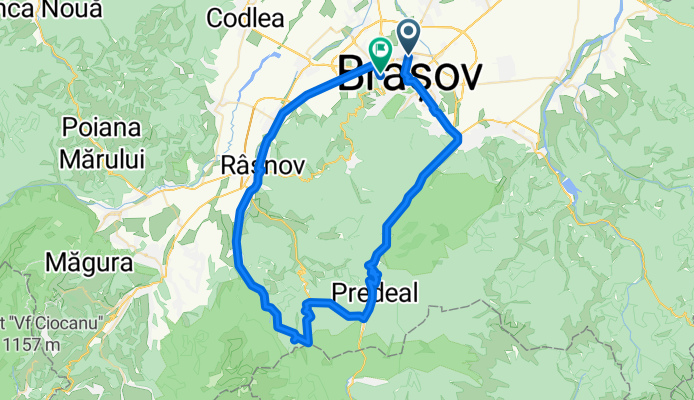 Brasov-Predeal-Cabana Diham-Glajarie-Rasnov-Brasov