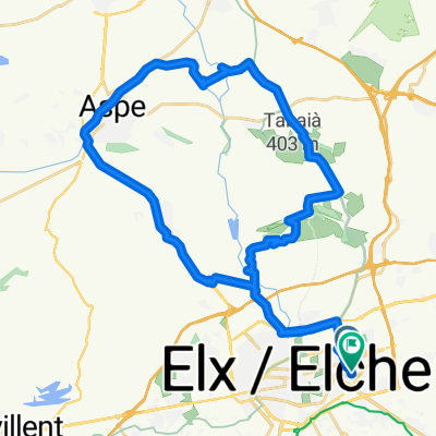 elche pantanol tarafa aspe pantano elche