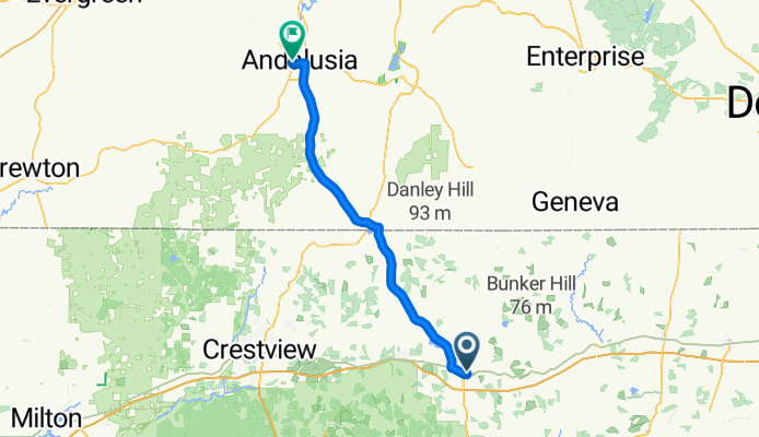 10. TAO15: DeFuniak, FL to Andalusia, AL