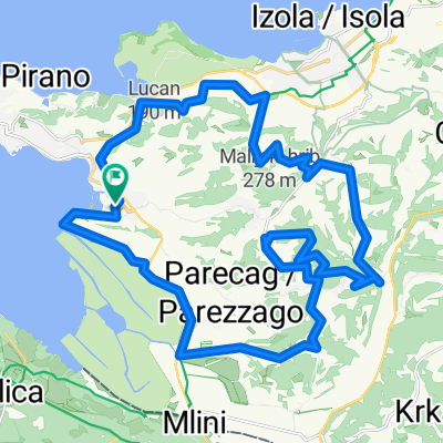 Lucija -Konjska - Korte - Dobrava - Portorož