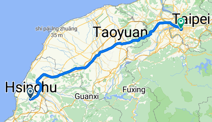 Around Taiwan - Day Ten - Shinzu to Taipei