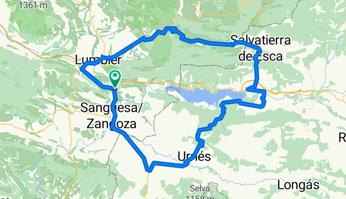 Vuelta pantano yesa