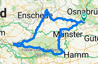 Route in der Bikemap App öffnen