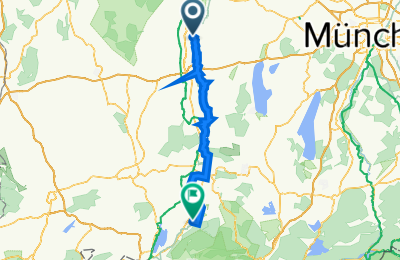 Route in der Bikemap App öffnen