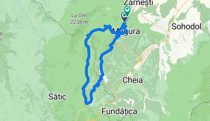 FANTANA BOTOROG-LA TABLE-BRUSTURET-DAMBOVICIOARA-CIOCANU-SIRNEA-PESTERA MAGURA