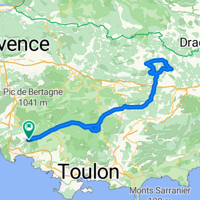 Carcès Aller-Retour Départ de Caunet