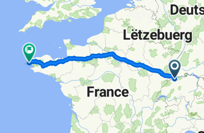 Route in der Bikemap App öffnen