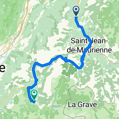 2015 Camping Le Lac Bleu bij Saint Remy de Maurienne naar Le Bourg d Oisans