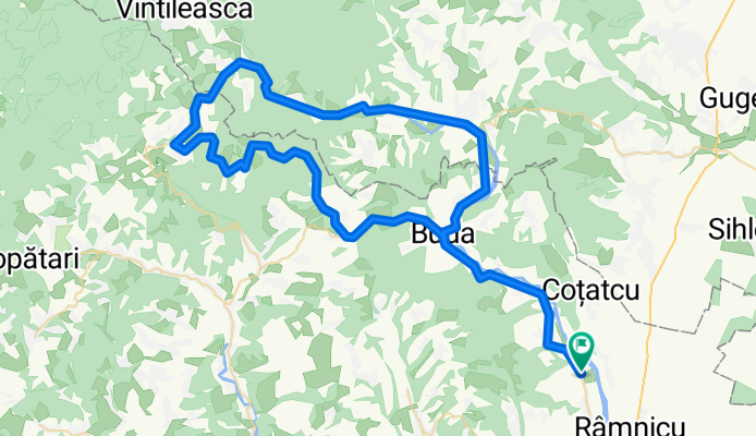 Piramidele de la Bisoca - Zidul Uriasilor