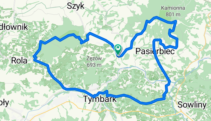 Pasierbecka Góra, Kamionna, Paproć, Kostrza