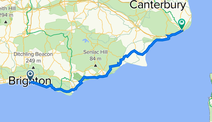 Brighton to Dover
