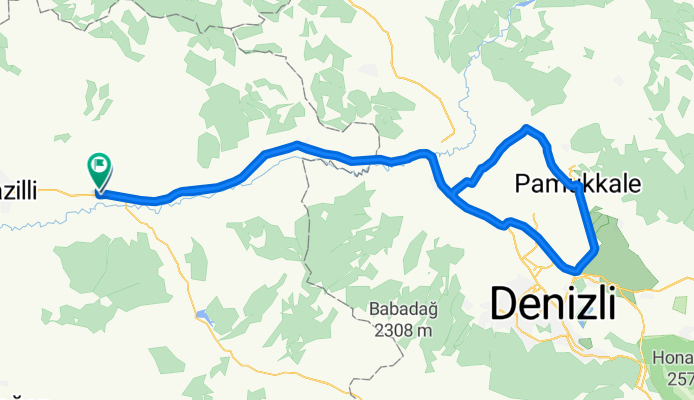 Kuyucak-Pamukkale-Denizli-Sarayköy-Buharkent-Kuyucak