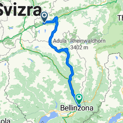 Sedrun Arbedo főúton