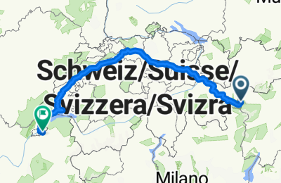 Route in der Bikemap App öffnen