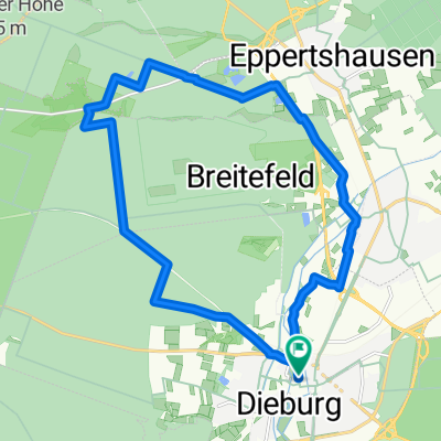 Dieburg - Ajesee - Thomashütte - Dieburg