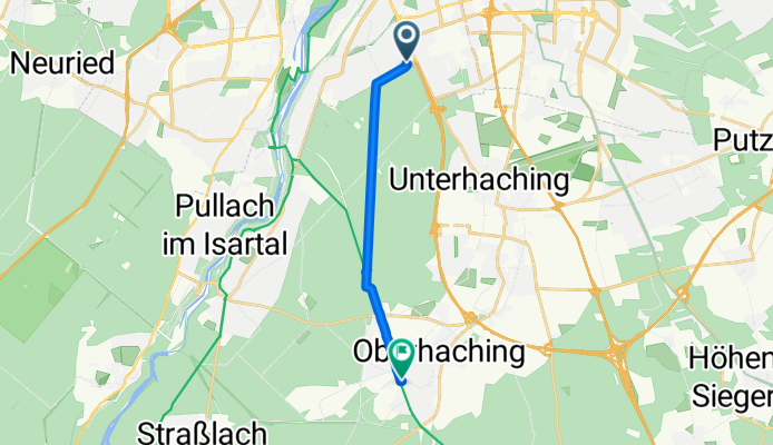 München-Harlaching nach Deisenhofen