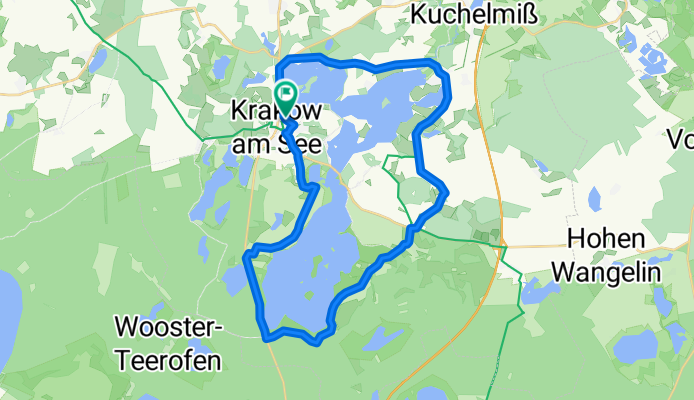 Tour um den Krakower See 30km