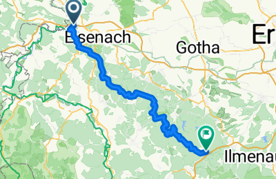 Route in der Bikemap App öffnen