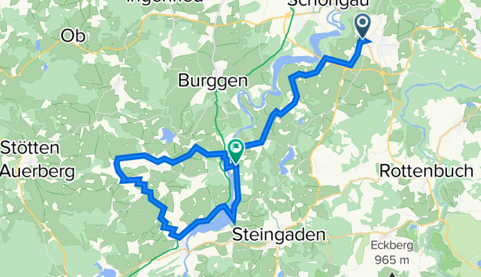 Peiting-Riesen-Dessau- Bernbeuren-Lechbruck-Peitng
