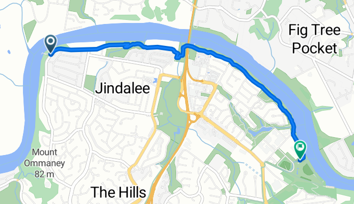 Jindalee Boat ramp to Rocks Riverside Park