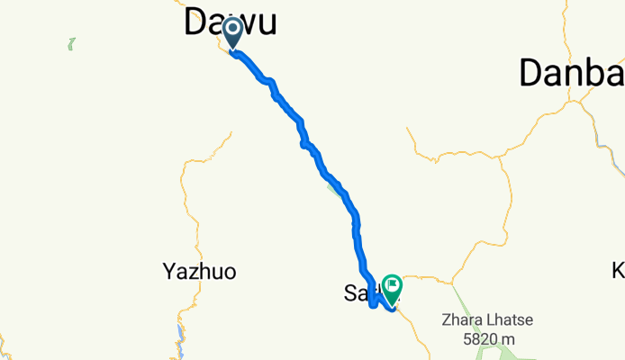 Daofuxian to Bameizhen