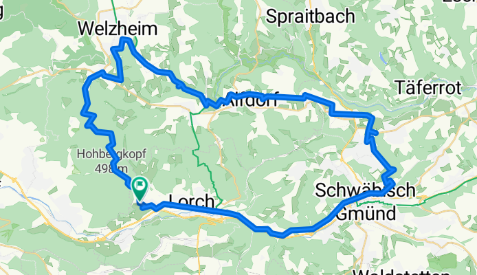 Vier Täler Tour bei Welzheim