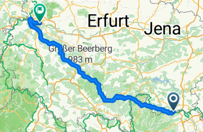Route in der Bikemap App öffnen
