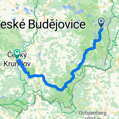 Chlum u Trebone - Nove Hrady - Krumau