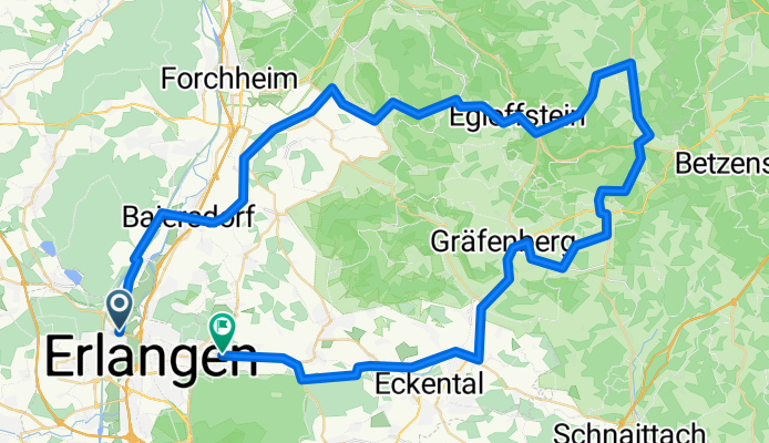 Sonntagstour (23.08.09) der SGS Erlangen - Obertrubach