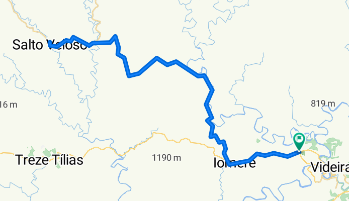 Videira - Salto Veloso ida e volta