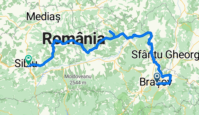 traseu Brasov - Sibiu pe la biserici fortificate