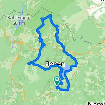 Nk/N. - Golplatz Eisen - Peterberg - Bostalsee - Nk/N
