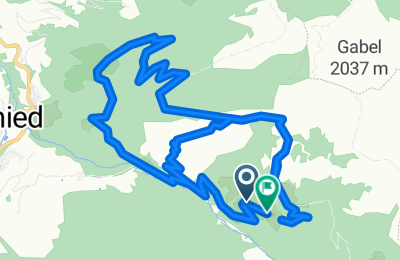 Route in der Bikemap App öffnen