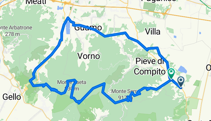 colle-guamo-s.maria del giudice-passo di dante-monte faeta-santallago-ruota-collea