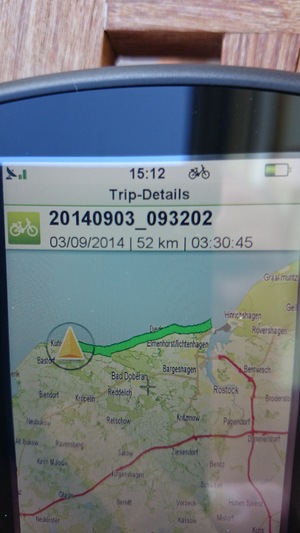 Hebe Bild 7 entlang der Bikemap-Route "Kühlungsborn-Warnemünde-Kühlungsborn" hervor