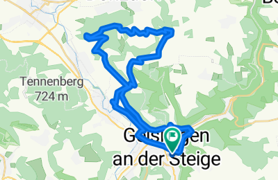Route in der Bikemap App öffnen