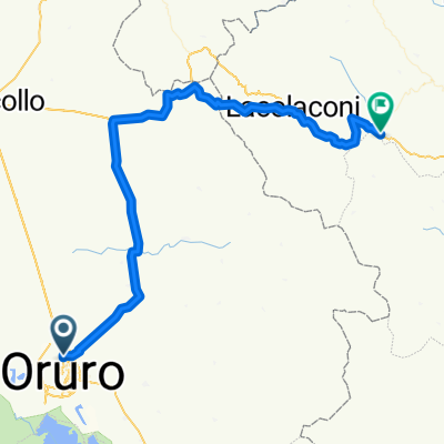 Bolivia Orur - confital (90 km)