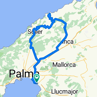 BM1: Palma - Puig Mayor med Sa Calobra (hård tur)