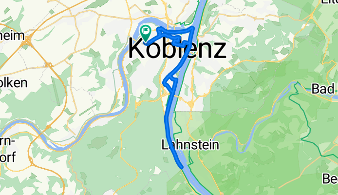 Koblenz City - Schloss Stolzenfels &amp; zurück.gpx