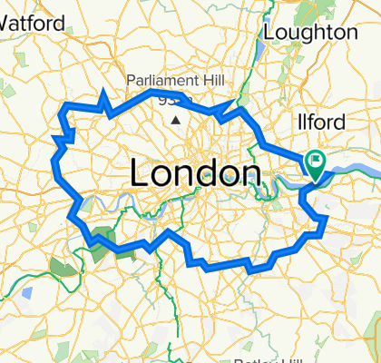 capital ring cycle map