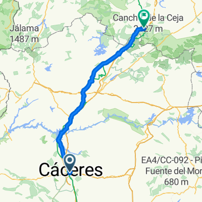 Ruta Via de la Plata 3. Caceres - Bejar