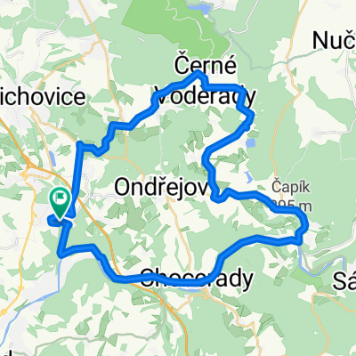 Senohraby - Hrusice - Tremblaty - Voderady - Skalice - Hlaska