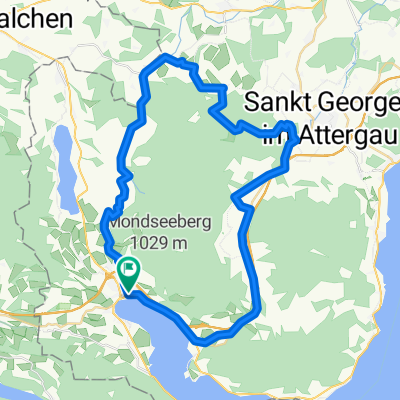 Lichtenbergrunde kurz via Haslau, Weissenkirchen und Oberwang