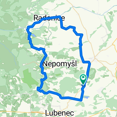 Vroutek - Vilémov - Kadaňský Rohozec - Valeč - Vroutek