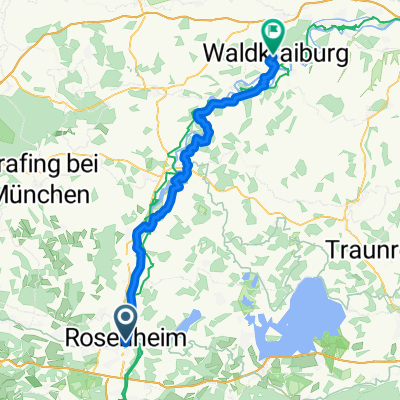 4.Etap. Inn - Donau - Tour, Rosenheim - Waldkraiburg