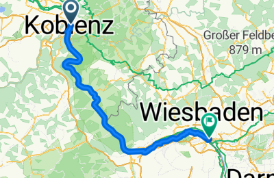 Route in der Bikemap App öffnen