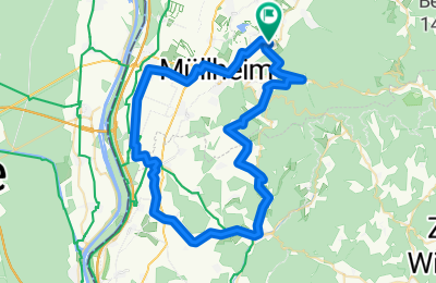 Route in der Bikemap App öffnen