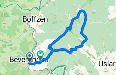 Route in der Bikemap App öffnen