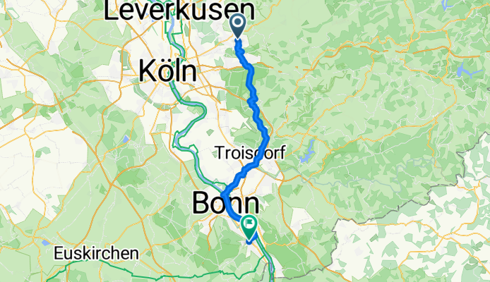 Von: Konrad-Adenauer-Platz, Bergisch Gladbach